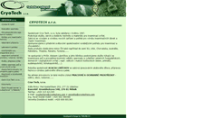 Desktop Screenshot of cryotech.cz