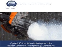 Tablet Screenshot of cryotech.se